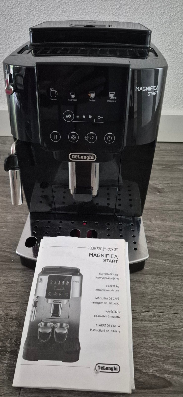 DeLonghi Magnifica Start volautomatische espressomachine, Gebruikt, Espresso apparaat, Koffiebonen, Ophalen