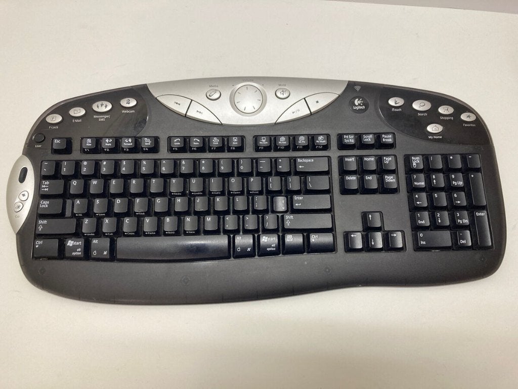Logitech mx duo elite cordless wireless keyboard, Gebruikt, Logitech, Ophalen of Verzenden, Draadloos