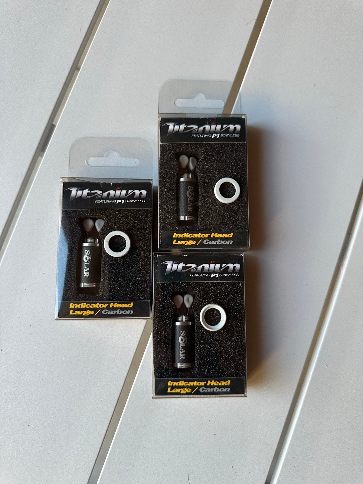 3x Solar Indicator Head Large Carbon - Zo goed als nieuw, Ophalen of Verzenden, Zo goed als nieuw, Overige typen