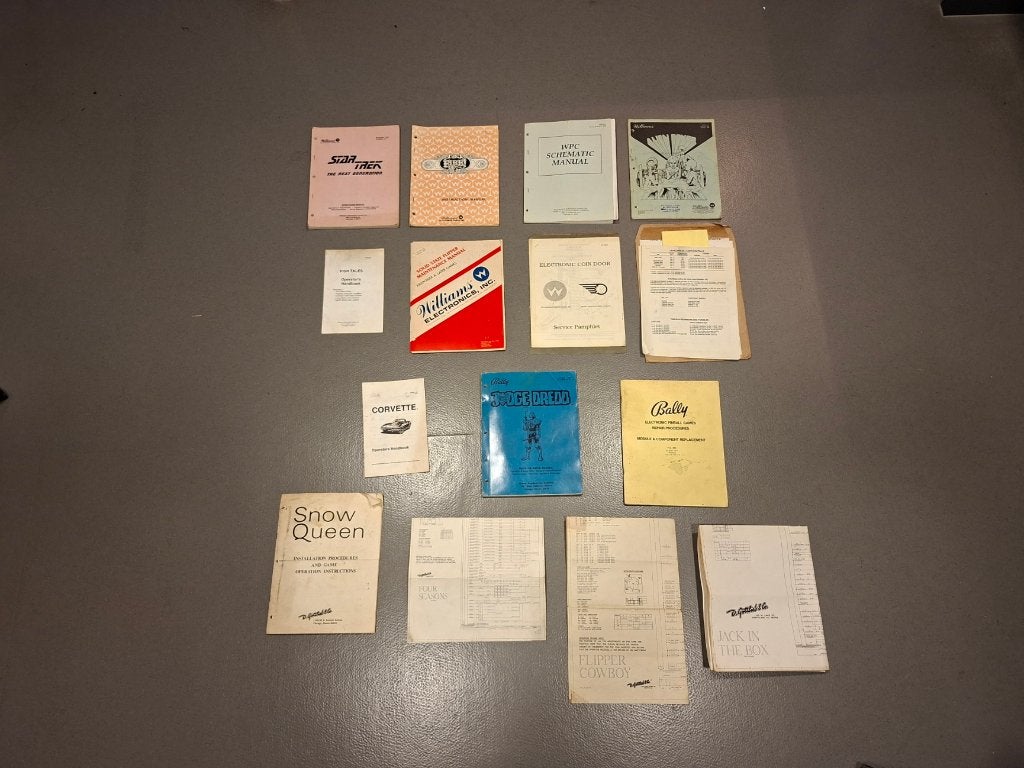 Flipper gebruiksaanwijzing williams data east bally gottlieb, Gebruikt, Ophalen of Verzenden, Williams, Overige soorten