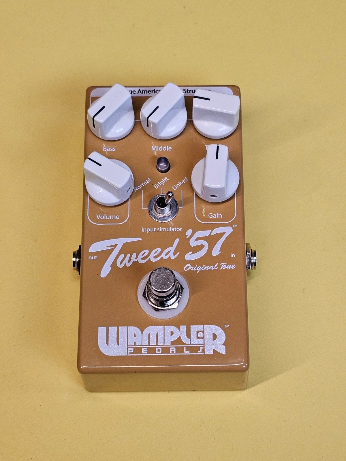 Wampler Tweed '57 Overdrive, Wampler Pedals, Niet gespecificeerd, maar gevestigd in de VS, Ophalen of Verzenden, Distortion, Overdrive of Fuzz