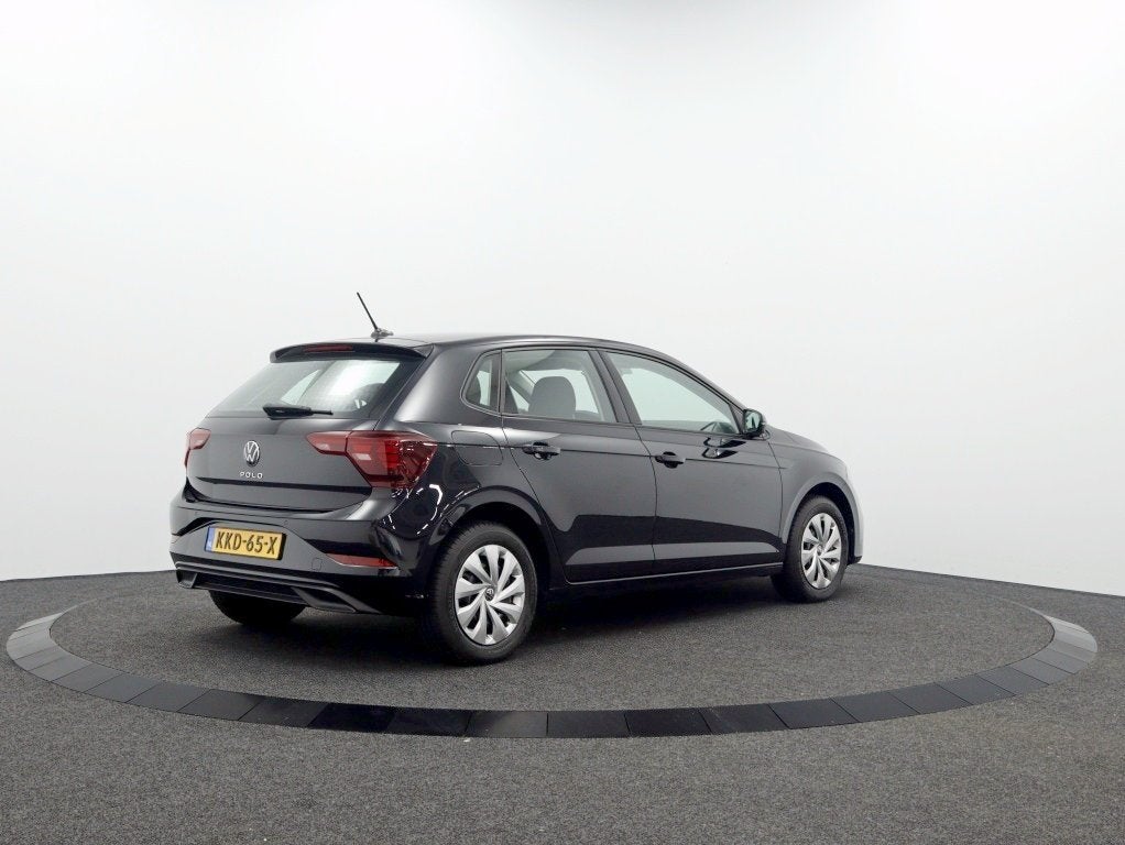 Volkswagen Polo 1.0 MPI | Carplay navigatie | Private lease, Auto's, Volkswagen, Voorwielaandrijving, Stof, Gebruikt, Zwart