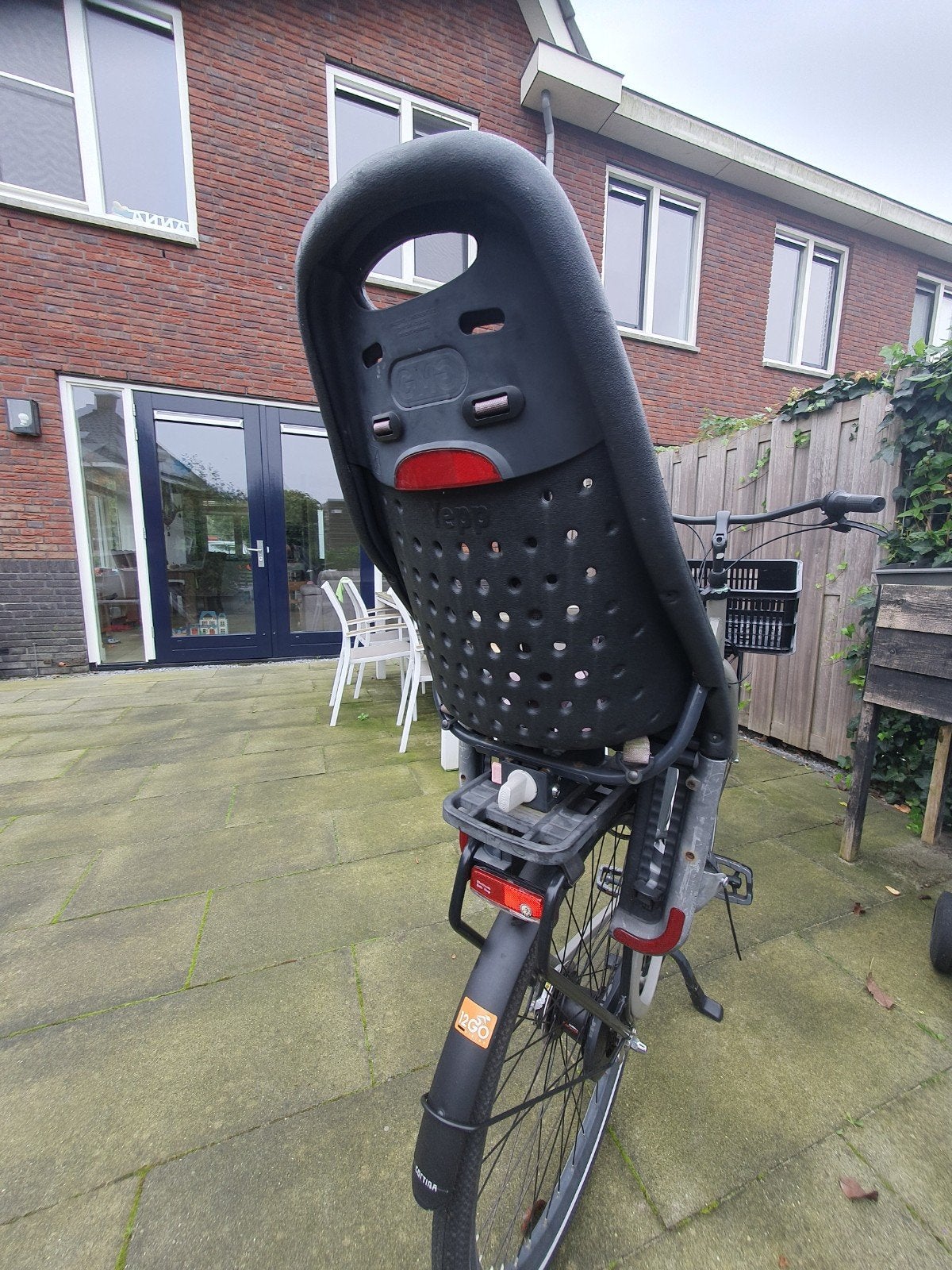 Yepp fietszitje - Gebruikt, in goede staat, Ophalen, Achterzitje, Yepp, 9 t/m 18 kg
