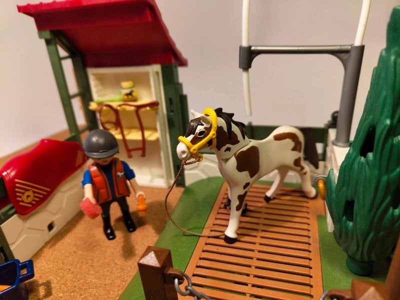Playmobil country 6929 – paardenwasplaats, Kinderen en Baby's, Speelgoed | Playmobil, Ophalen, Gebruikt, Complete set, Country