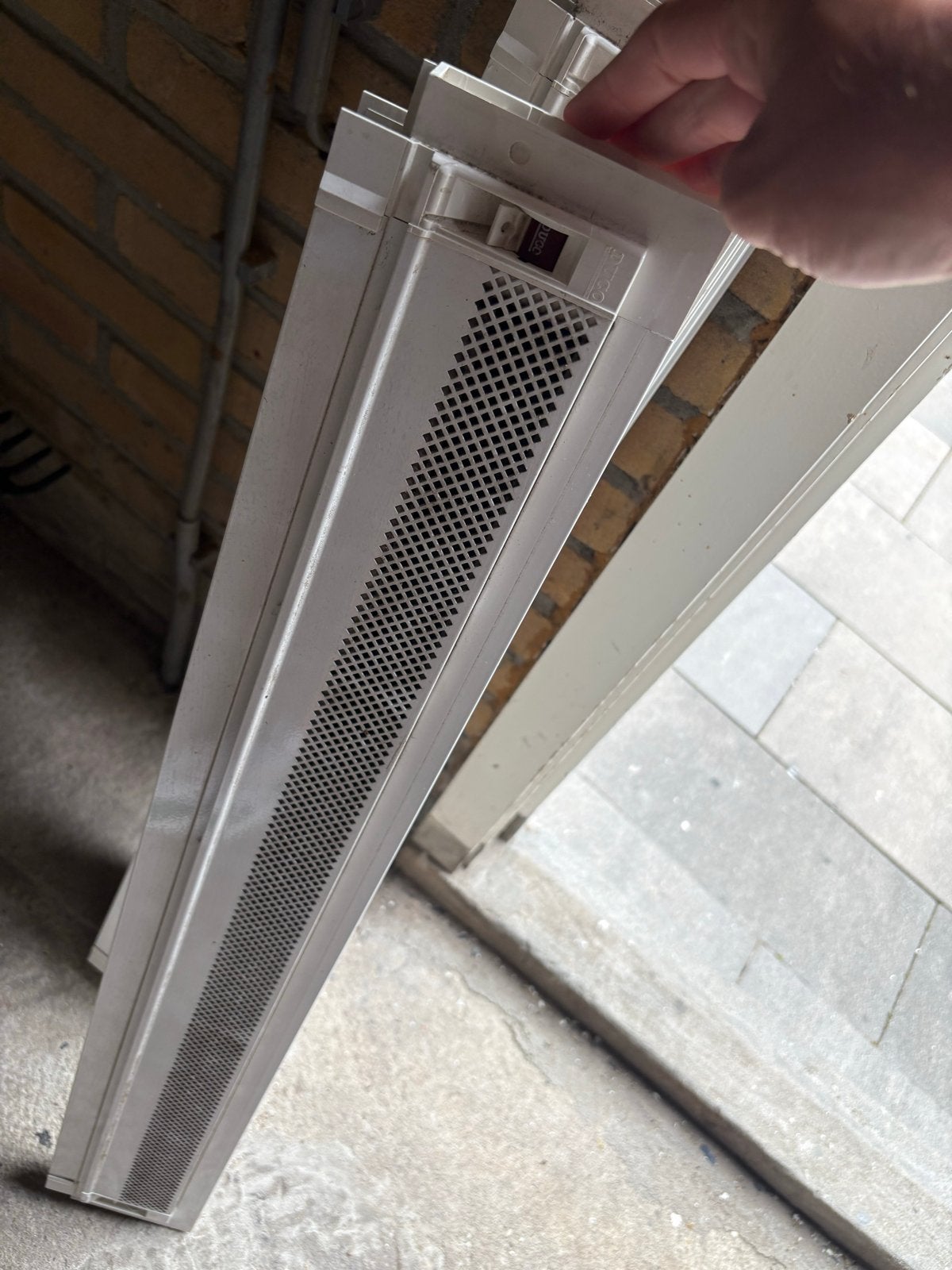 4x Duco ventilatieroosters 81,5 cm breed, 12 cm hoog, Ophalen, Gebruikt, Ventilator