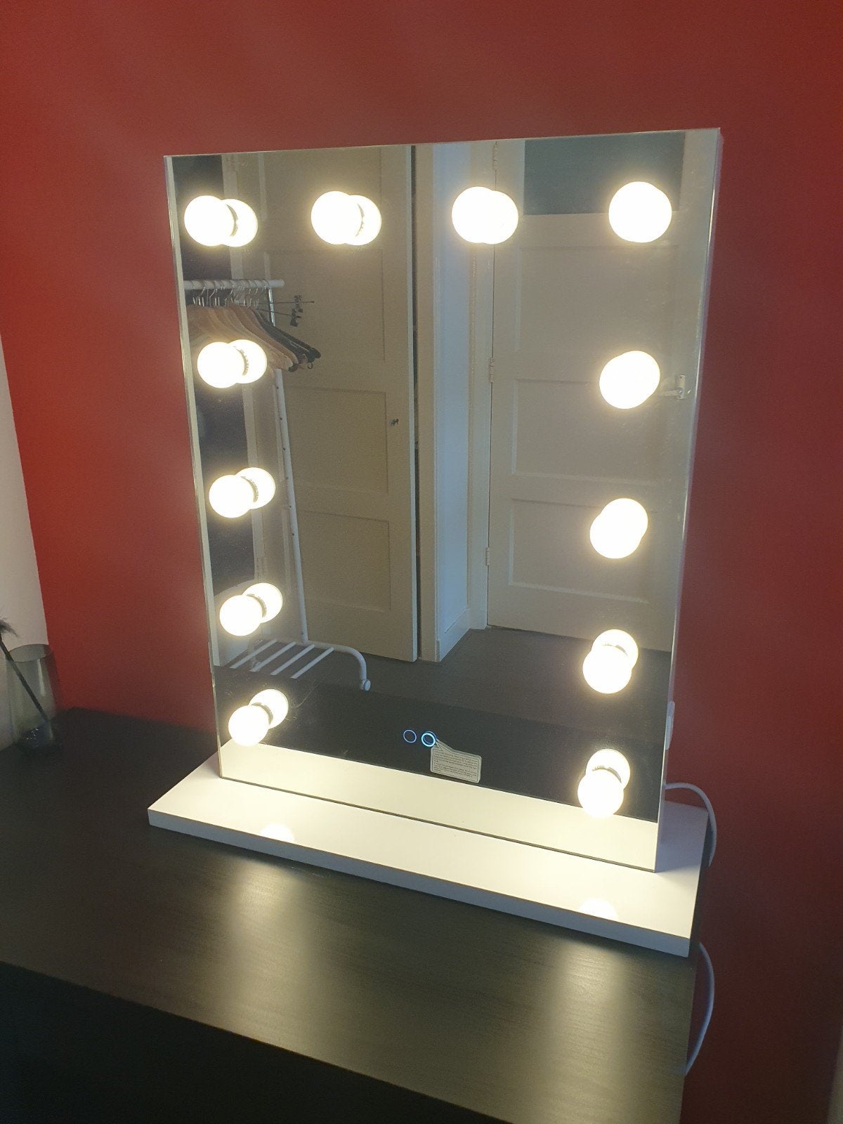 Vanity Mirror - Visagie Spiegel  - Staand Hangend 60 x 80, Ophalen, Zo goed als nieuw, Minder dan 100 cm, Rechthoekig