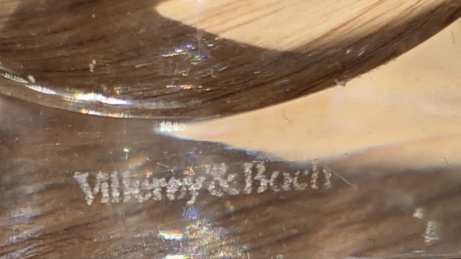Villeroy & Boch Glazen Kandelaar, Antiek en Kunst, Ophalen of Verzenden
