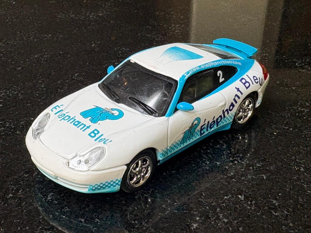 Porsche 911 Éléphant Bleu 1:43 Highspeed, Ophalen of Verzenden, Gebruikt, Auto, Overige merken