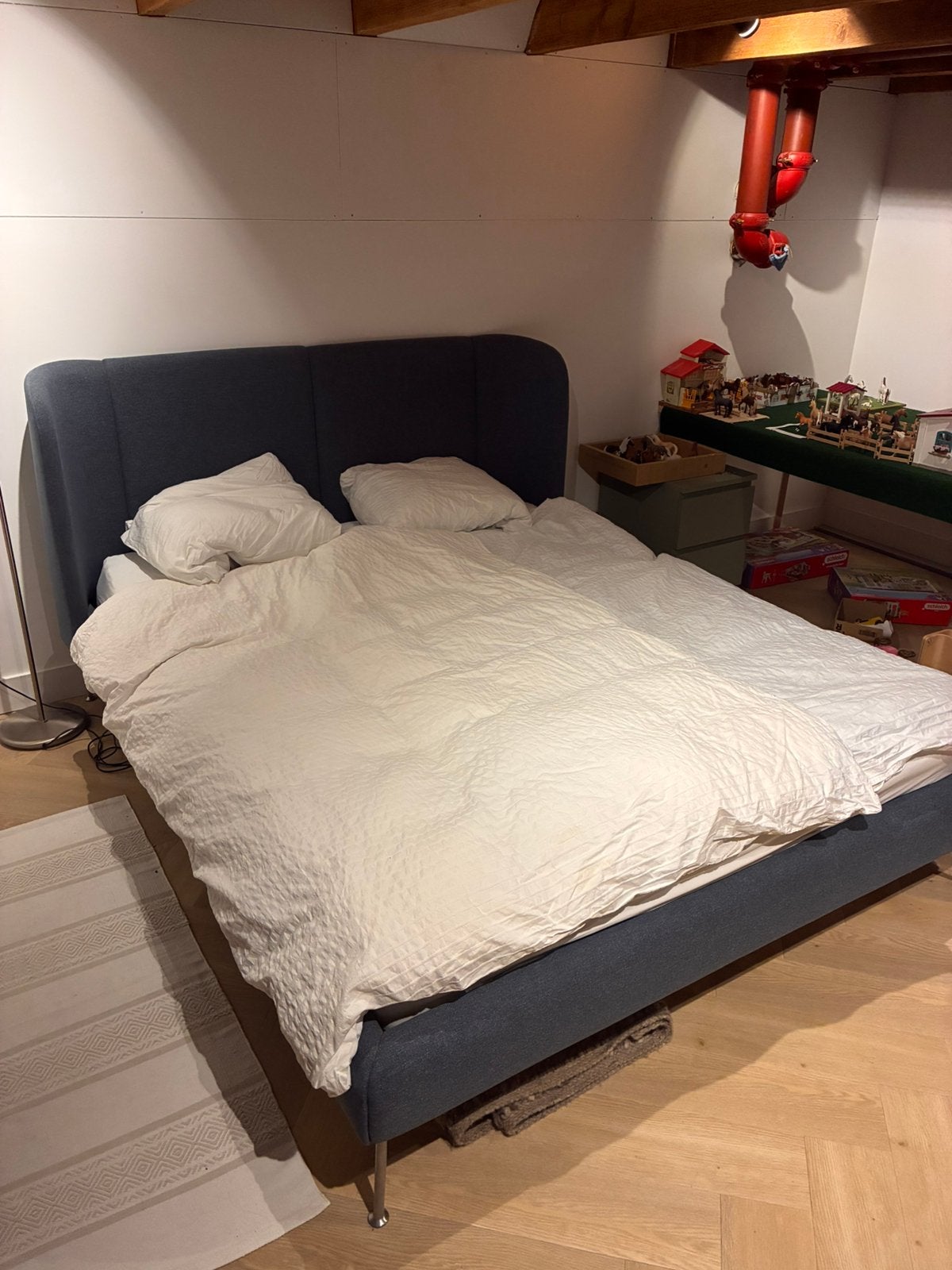 Ikea Tufjord bed voor matras  160x 200 zo goed als nieuw, Ophalen, Zo goed als nieuw, Tweepersoons, 160 cm