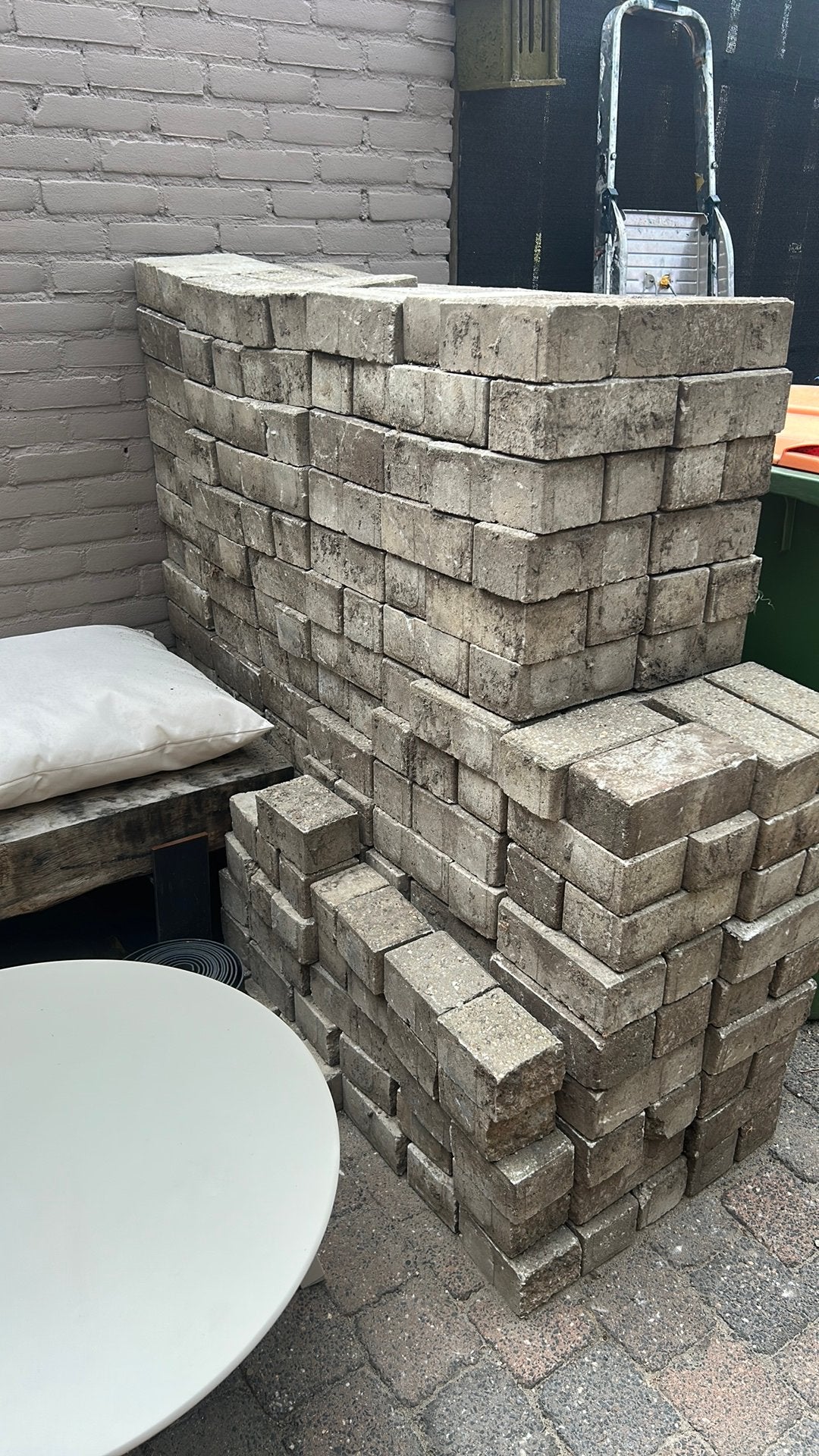 Betonklinkers, Ophalen, Klinkers, 5 tot 10 m², Zo goed als nieuw