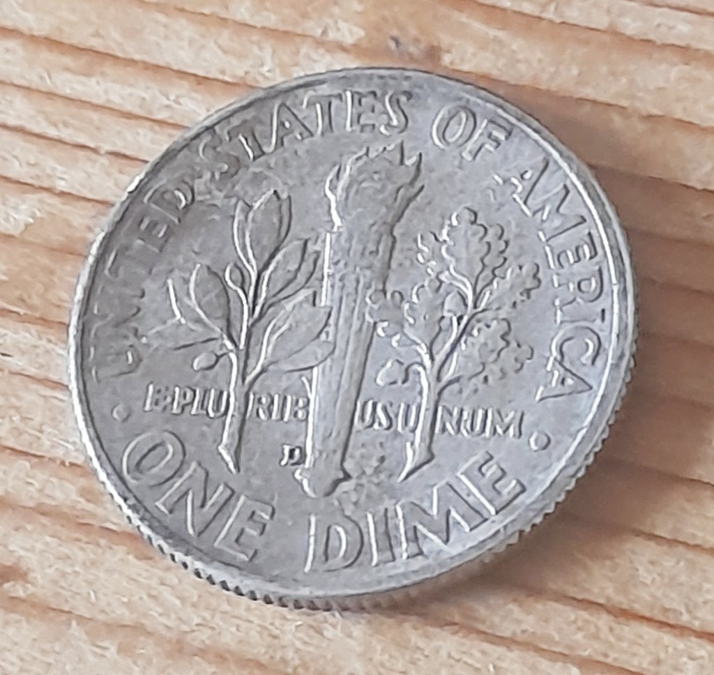 USA  1 dime 1964 D zilver, Ophalen of Verzenden, Noord-Amerika, Losse munt, Zilver
