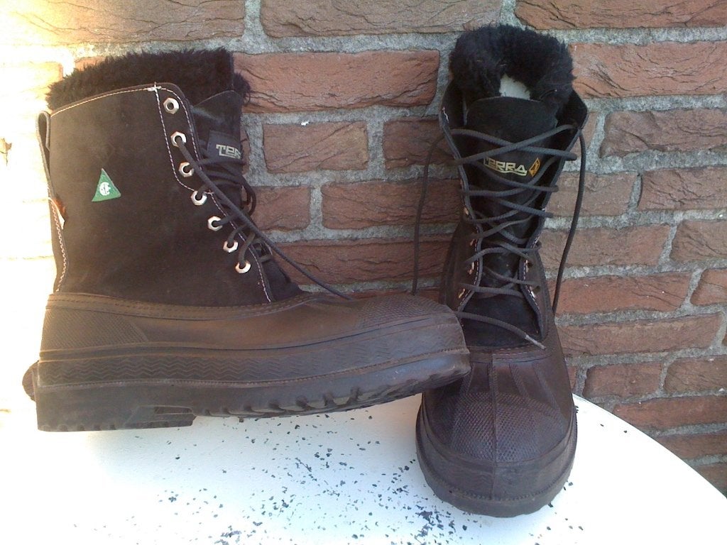 Werkschoen, maat 10, Bruin, Terra, Ophalen of Verzenden, Zo goed als nieuw