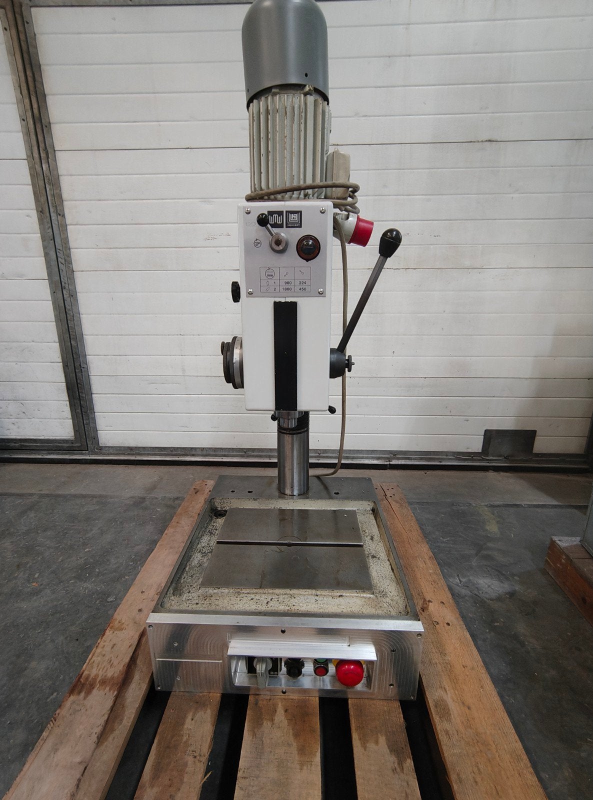 Kolomboormachine VEB WMK Fritz Heckert BT 12/1, Doe-het-zelf en Verbouw, Ophalen of Verzenden, Gebruikt, 600 watt of meer, Kolomboormachine