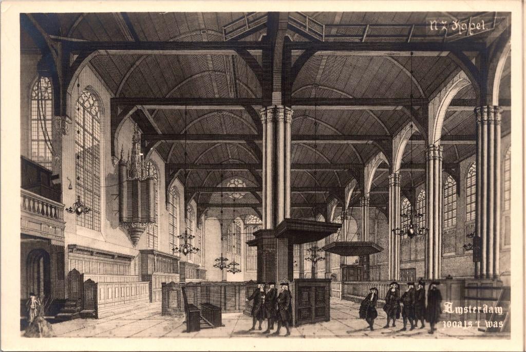 Amsterdam zooals 't was ~ N.Z. Kapel, Verzenden, Voor 1920, Ongelopen, Noord-Holland
