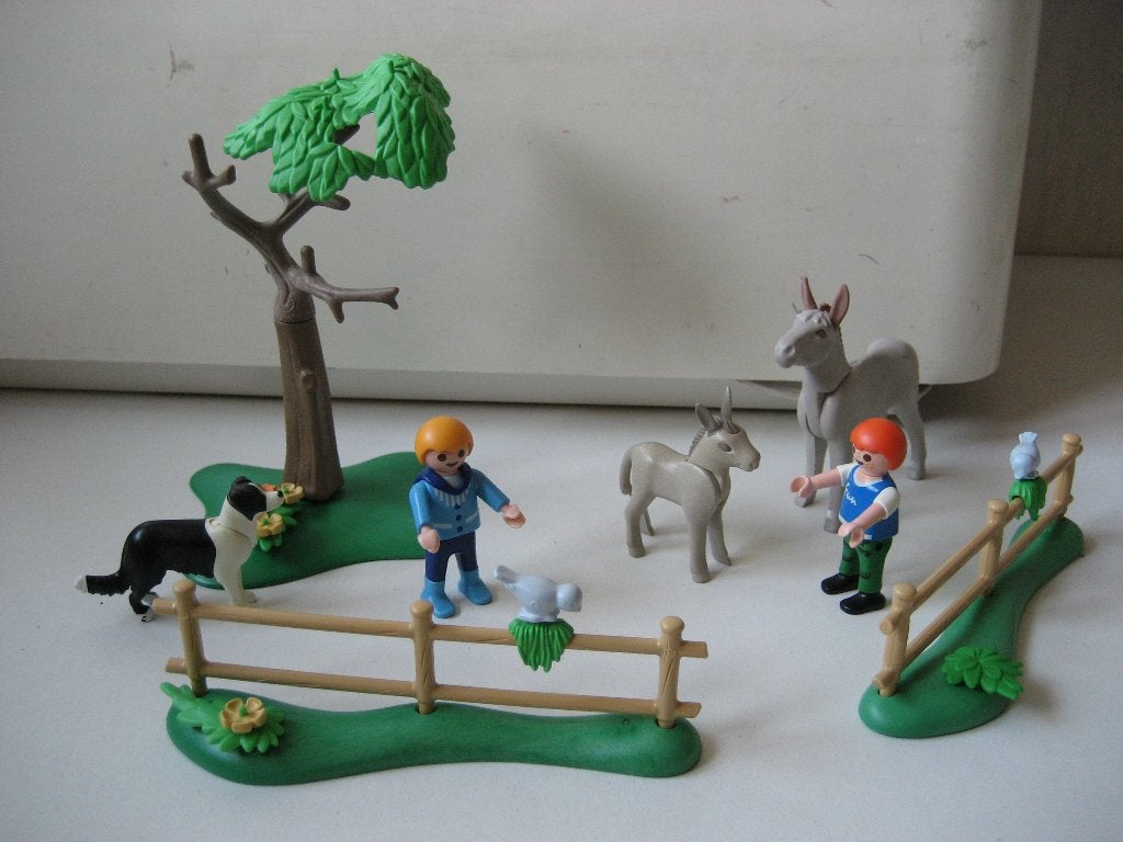 playmobil kinderen bij ezeltjes, Ophalen of Verzenden, Zo goed als nieuw