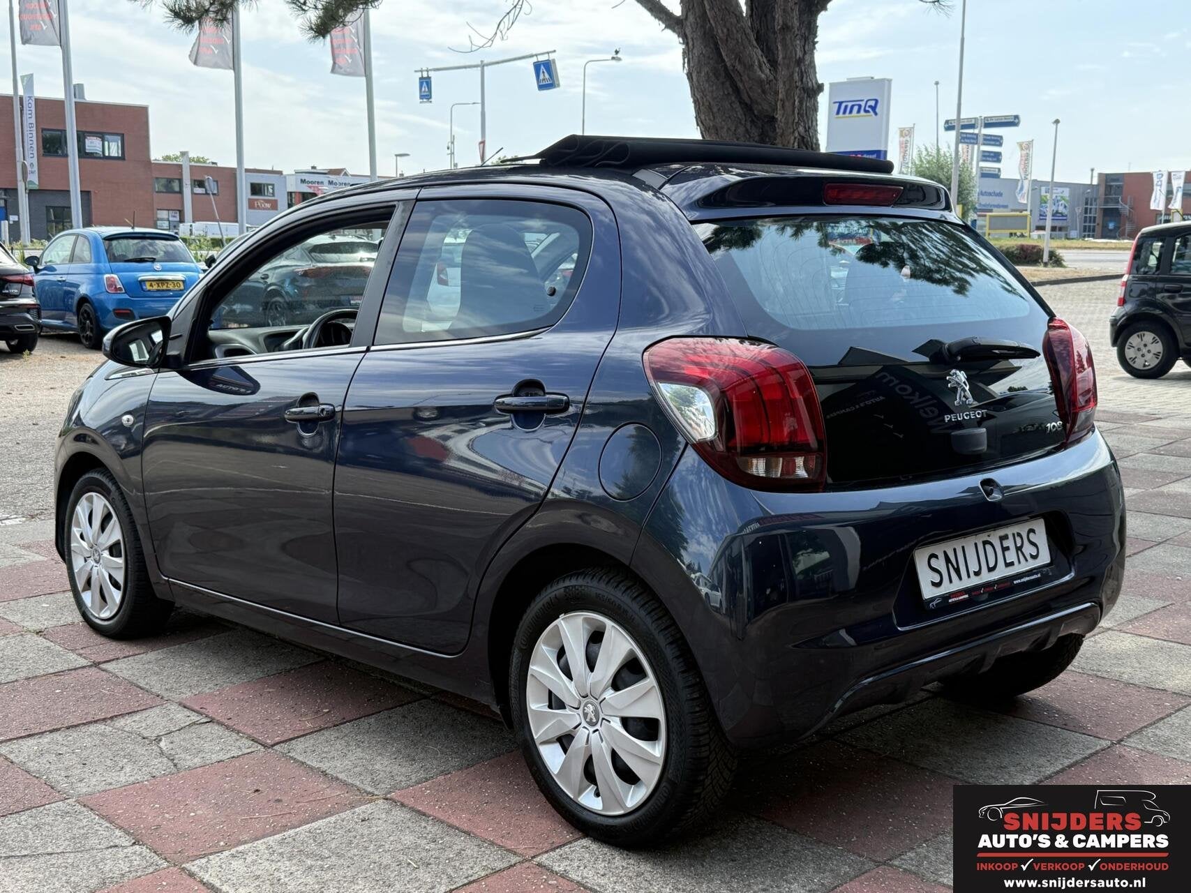 Peugeot 108 1.0 e-VTi Active TOP! cabrio, Auto's, Peugeot, Voorwielaandrijving, Stof, Gebruikt, Zwart