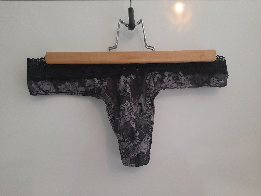 Grijze Heren String Maat M, Kleding | Heren, Verzenden, Grijs, Slip