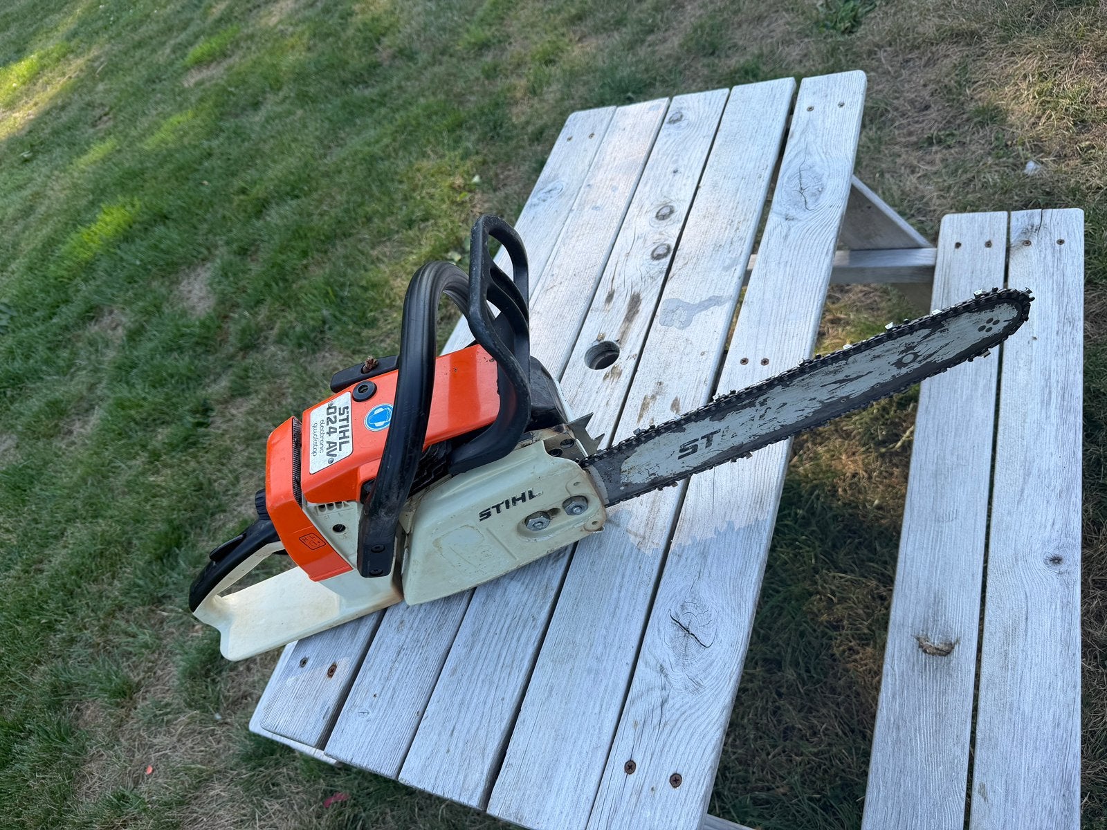 ‼️ Stihl 024 av kettingzaag ‼️, Ophalen, Zo goed als nieuw