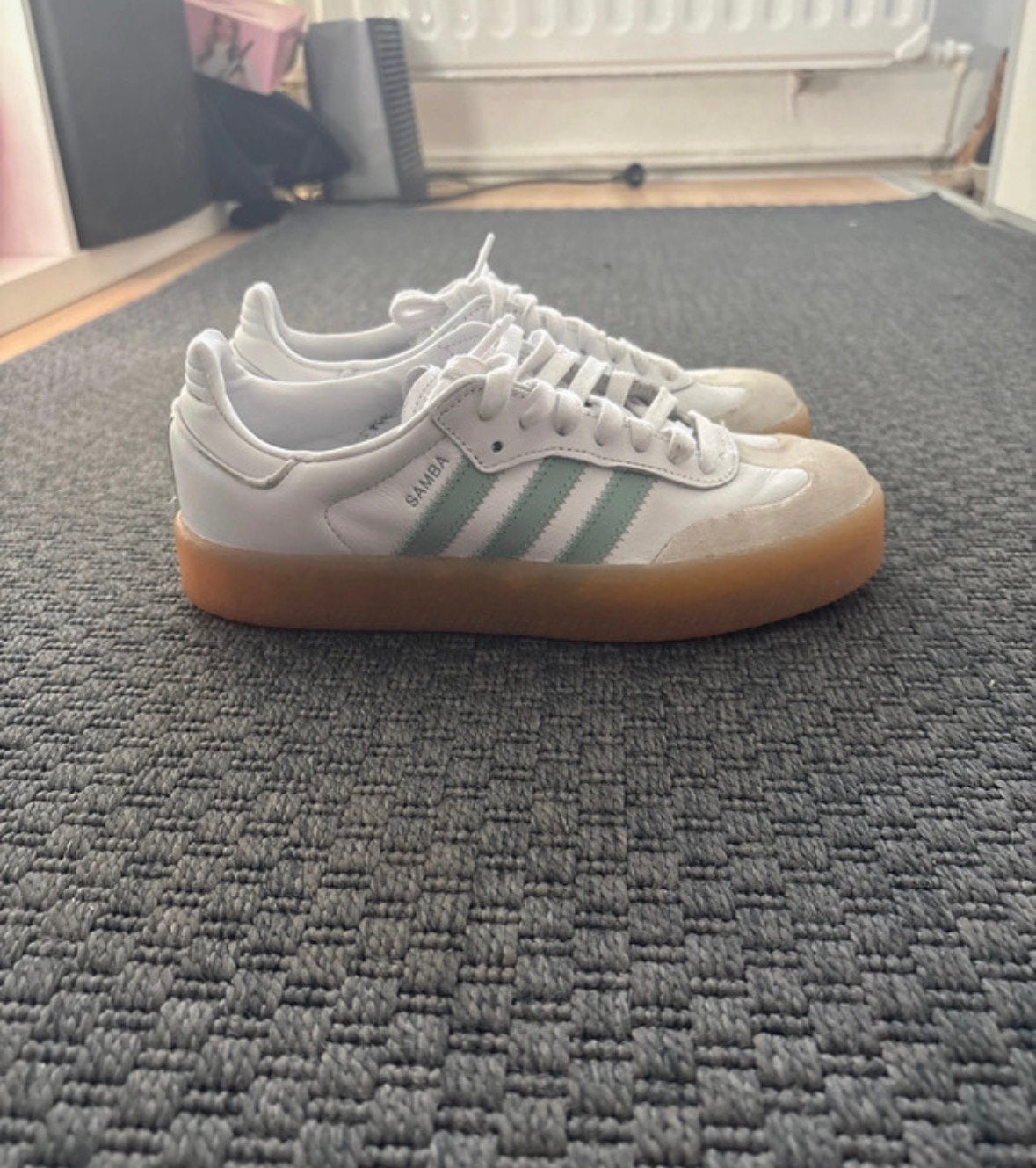Adidas Samba schoenen maat 38,5, Kleding | Dames, Schoenen, Wit, Ophalen of Verzenden, Sneakers of Gympen, Zo goed als nieuw