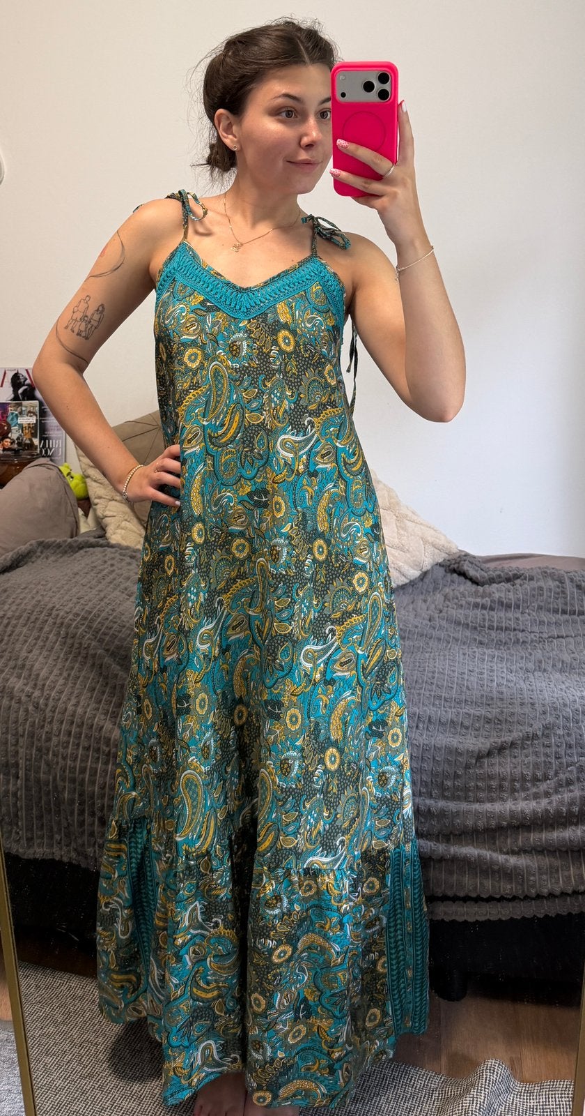 Zomer maxi-jurk, Maat 38/40 (M), Overige kleuren, Ophalen of Verzenden, Zo goed als nieuw