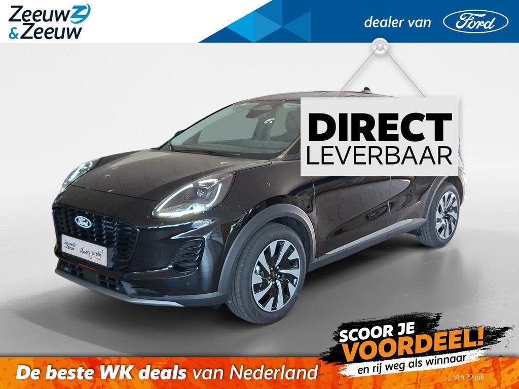 Ford Puma 1.0 EcoBoost Hybrid Titanium | €5.000.- korting, Voorwielaandrijving, 12 maanden, Puma, Euro 6