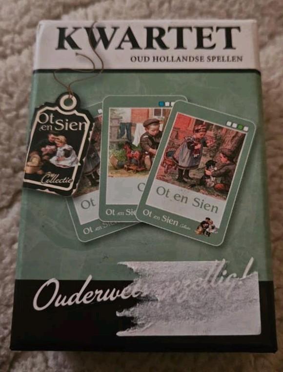 Kwartet Ot en Sien - Oud Hollandse Spellen, Drie of vier spelers, Ophalen of Verzenden, Gebruikt, Libre Uitgeverij