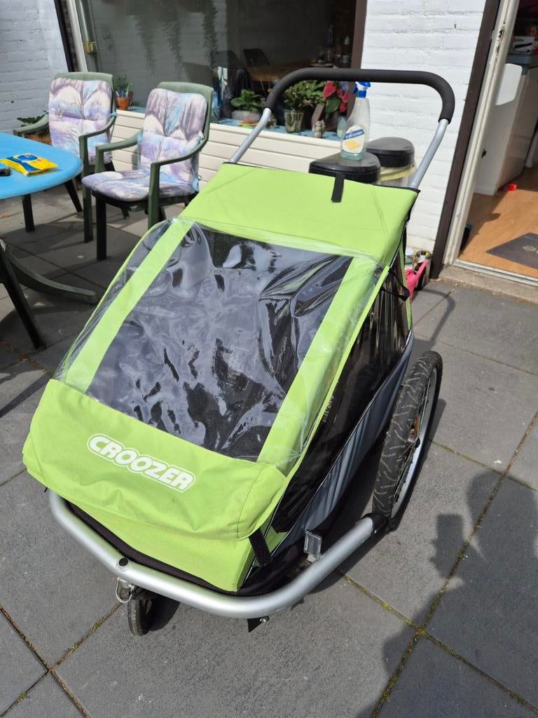 Croozer Kinderkar - Fietskar en Wandelwagen in één, Gebruikt, Opvouwbaar, Croozer, Ophalen of Verzenden