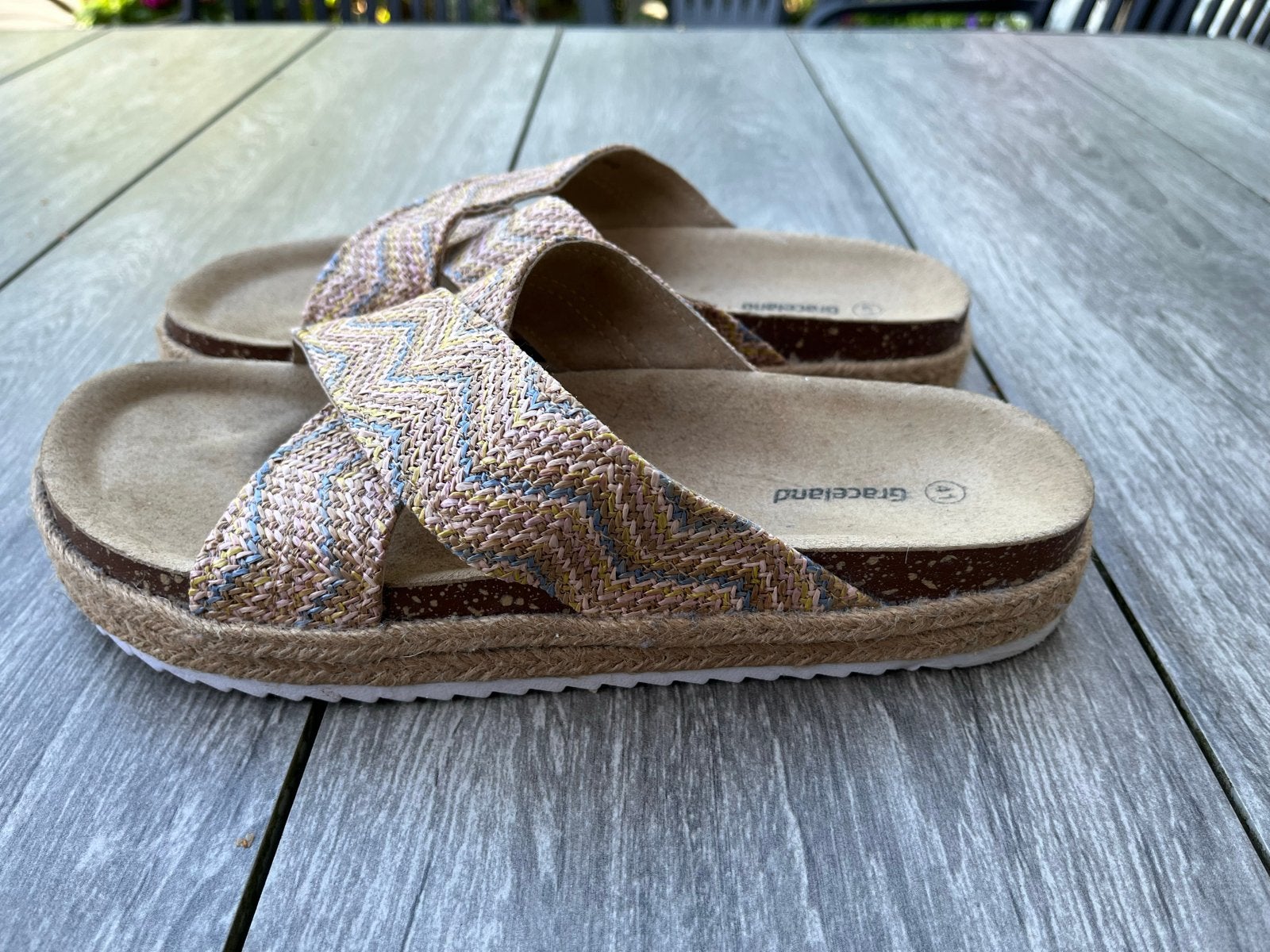 Graceland Slippers Maat 41 - Zo goed als nieuw, Overige kleuren, Zo goed als nieuw, Sandalen of Muiltjes, Ophalen of Verzenden