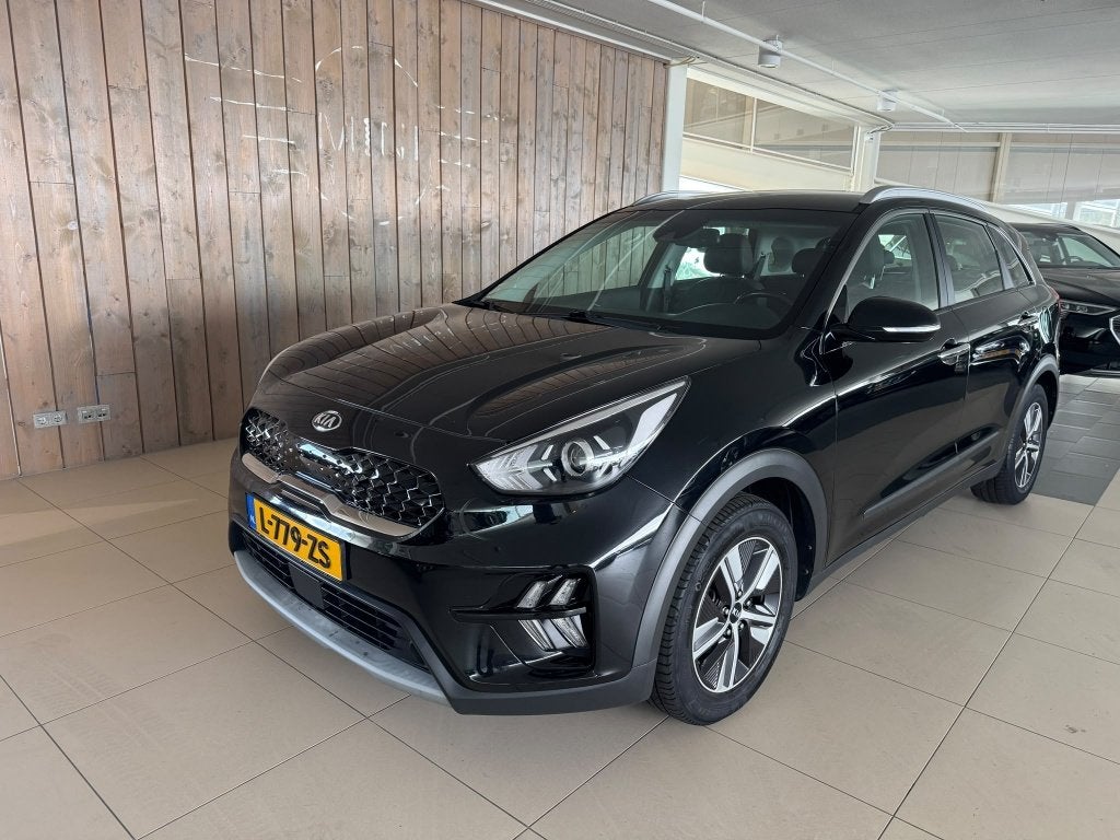 Kia Niro 1.6 GDi H. DynamicL., Automaat, Gebruikt, Euro 6, Zwart
