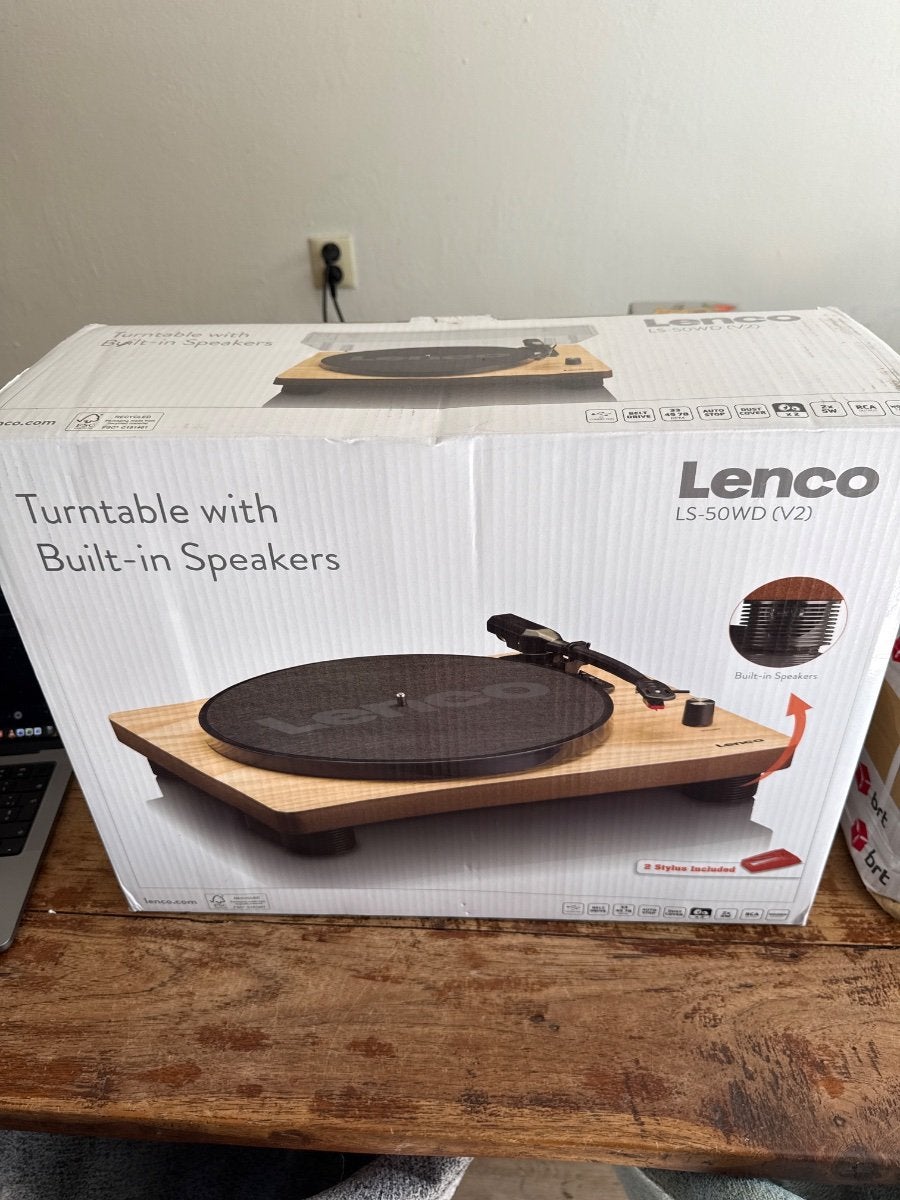 Lenco Platenspeler - Ingebouwde Speakers - Auto-stop - USB, -, -, Ophalen of Verzenden, Zo goed als nieuw