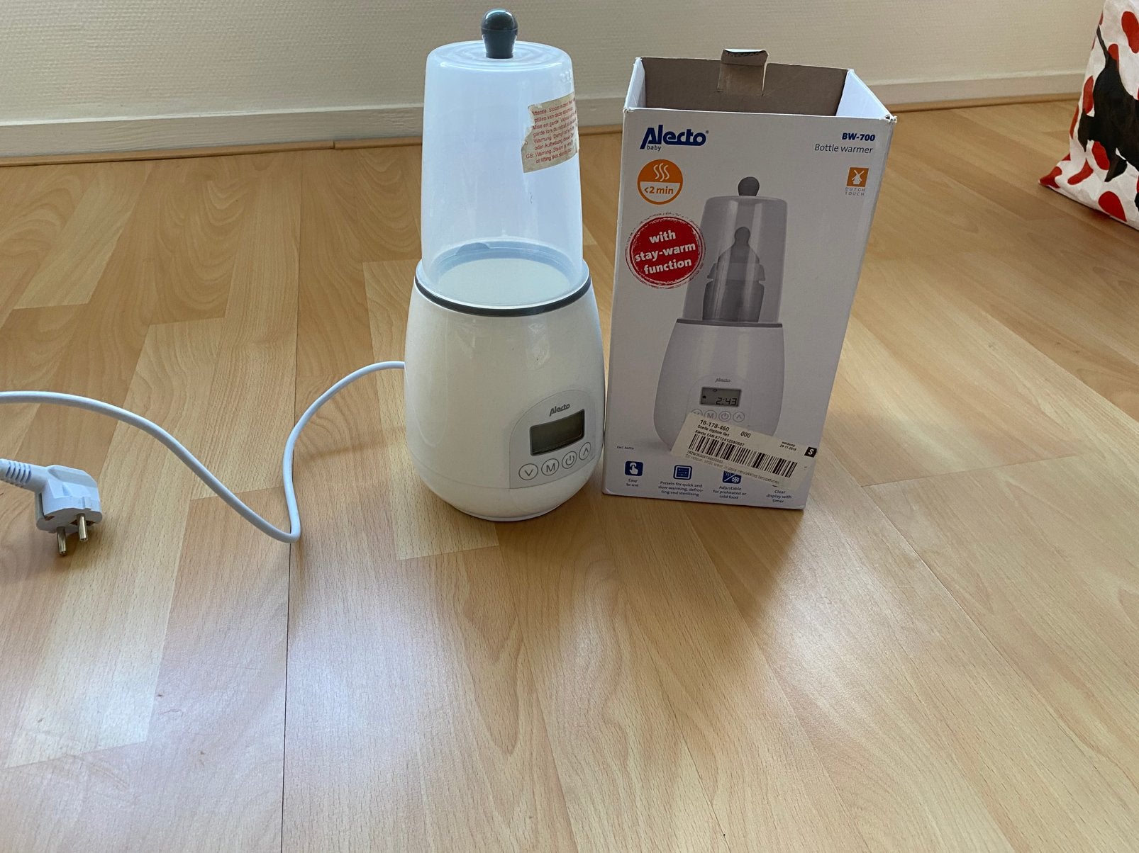 Flessenwarmer, Ophalen, Gebruikt, Flessen- of potjesverwarmer, Alecto