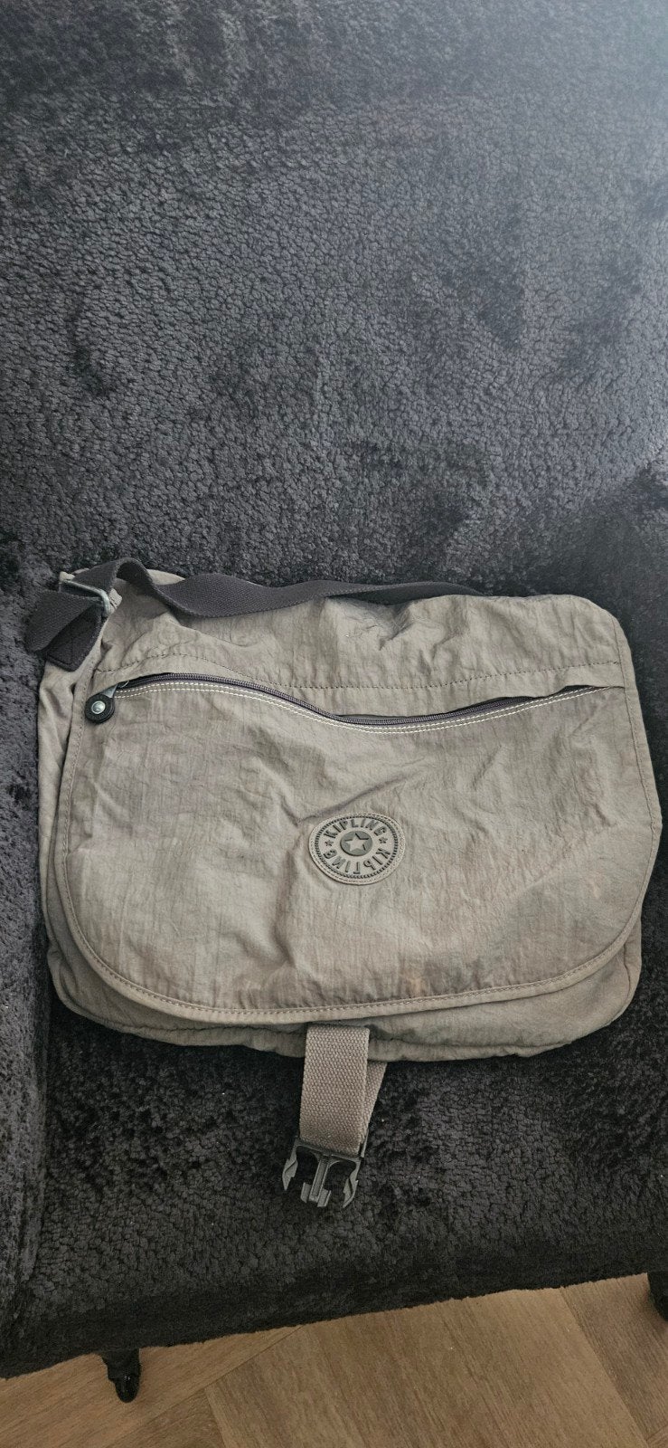 Kipling Schoudertas - Gebruikt, in goede staat, Ophalen of Verzenden, Gebruikt, Beige, Kipling