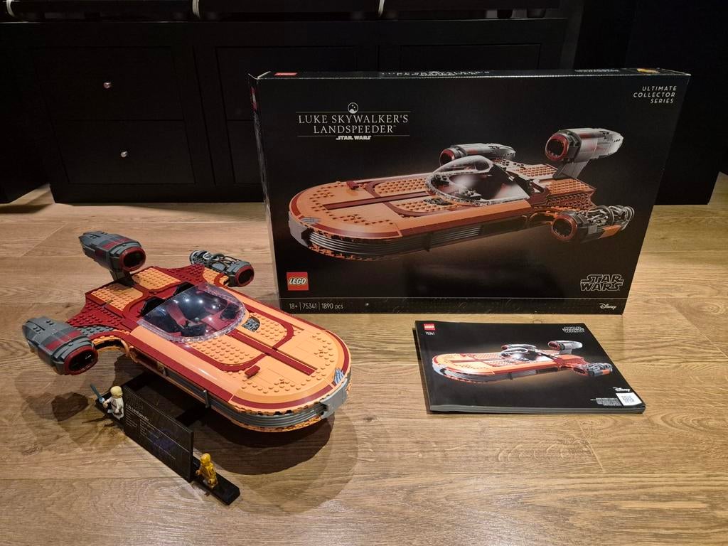 LEGO Star Wars UCS Luke Skywalker’s Landspeeder 75341, Star Wars, Lego, Ophalen of Verzenden, Zo goed als nieuw