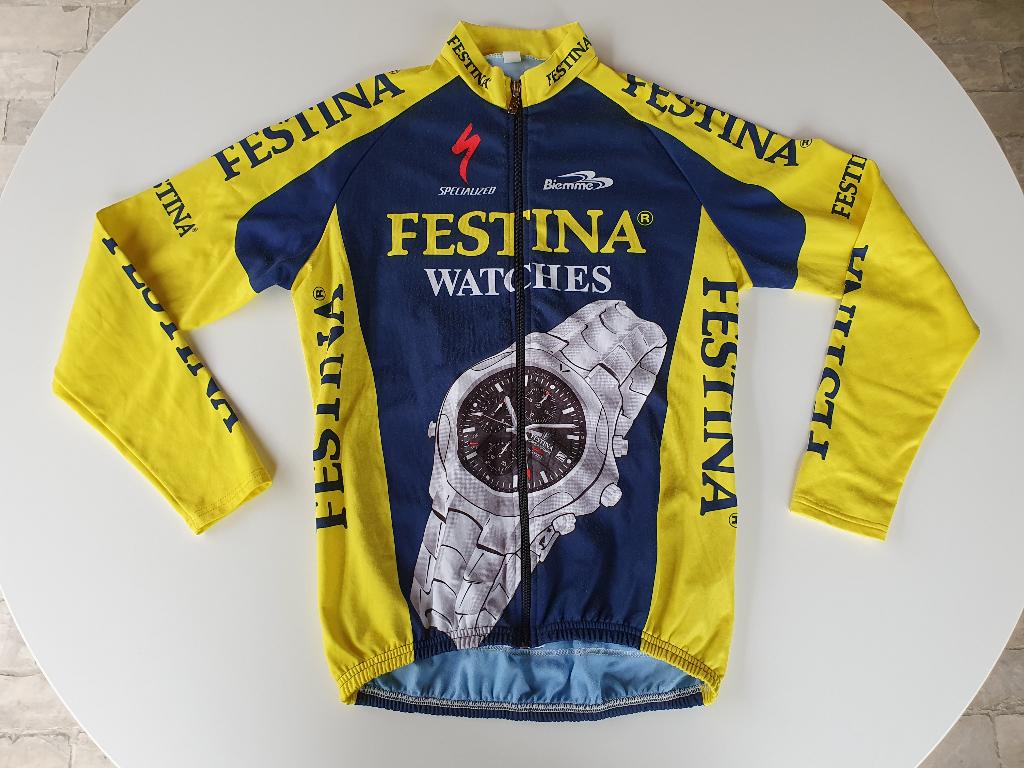 Wielertrui Festina (Biemme, XL, 5), Ophalen of Verzenden, Gebruikt, Kleding