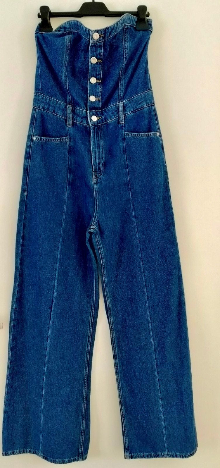 Zgan, Demin jumpsuit, Seven Sisters, blauw, S, Kleding | Dames, Jumpsuits, Ophalen of Verzenden, Zo goed als nieuw, Maat 36 (S)