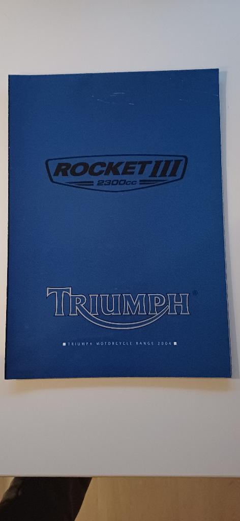 Jaarfolder Triumph 2004, Ophalen of Verzenden, Triumph
