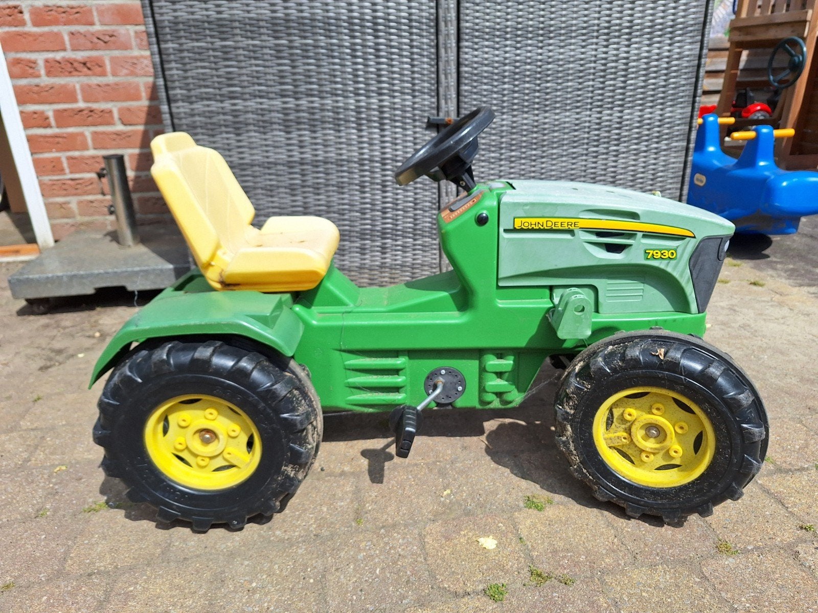 Grote John Deere looptractor, Kinderen en Baby's, Speelgoed | Buiten | Voertuigen en Loopfietsen, Ophalen, Gebruikt, Loopvoertuig