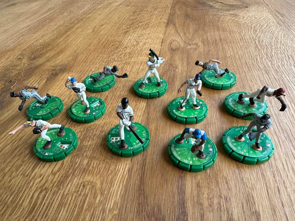 11 Baseball miniatures, honkbal Sportsclix, Ophalen, Zo goed als nieuw, Honkbal, Overige typen