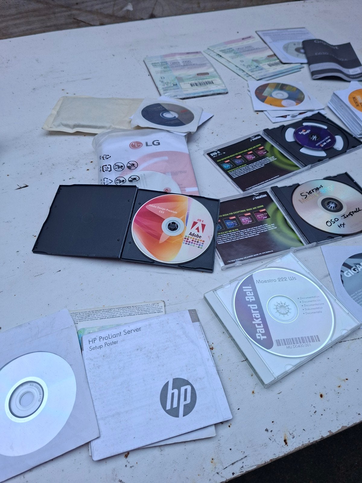 Installatie CD's en boeken voor diverse software, Computers en Software, Besturingssoftware, Ophalen of Verzenden