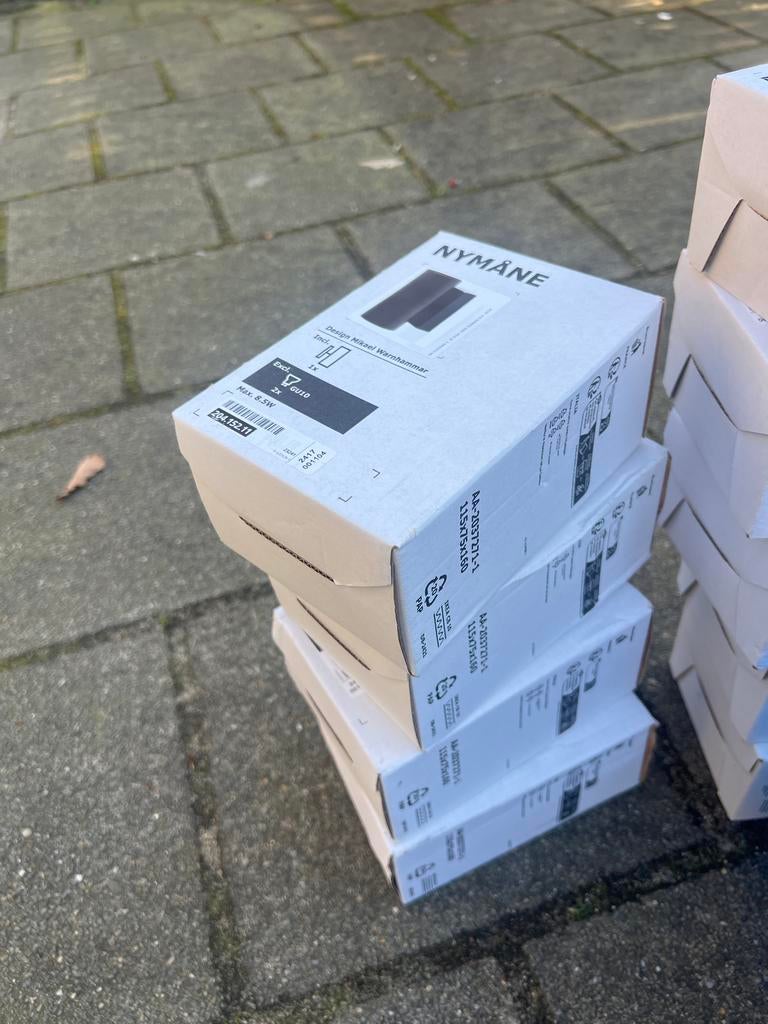 5 stuks IKEA Nymåne wandlampen, Huis en Inrichting, Lampen | Wandlampen, Ophalen, Nieuw, Metaal