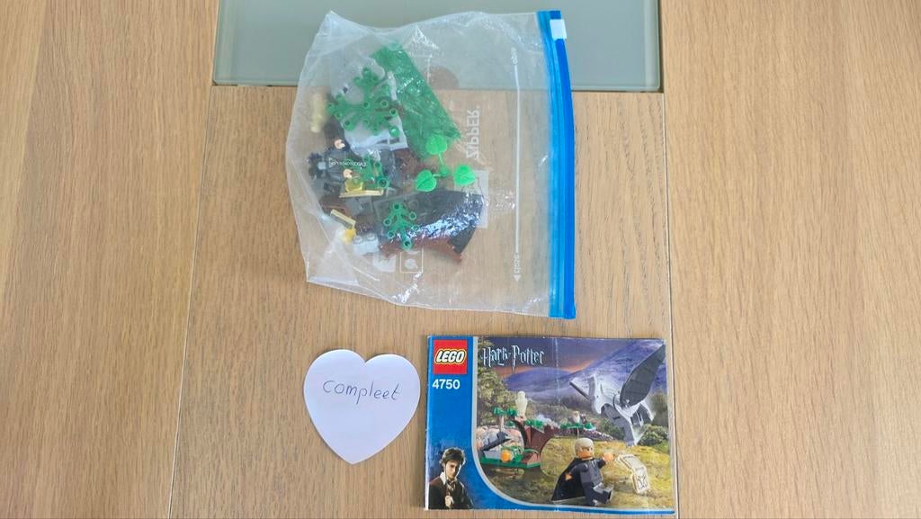4750 Lego Harry Potter Draco’s encounter with Buckbeak, Gebruikt, Lego, Harry Potter, Ophalen of Verzenden