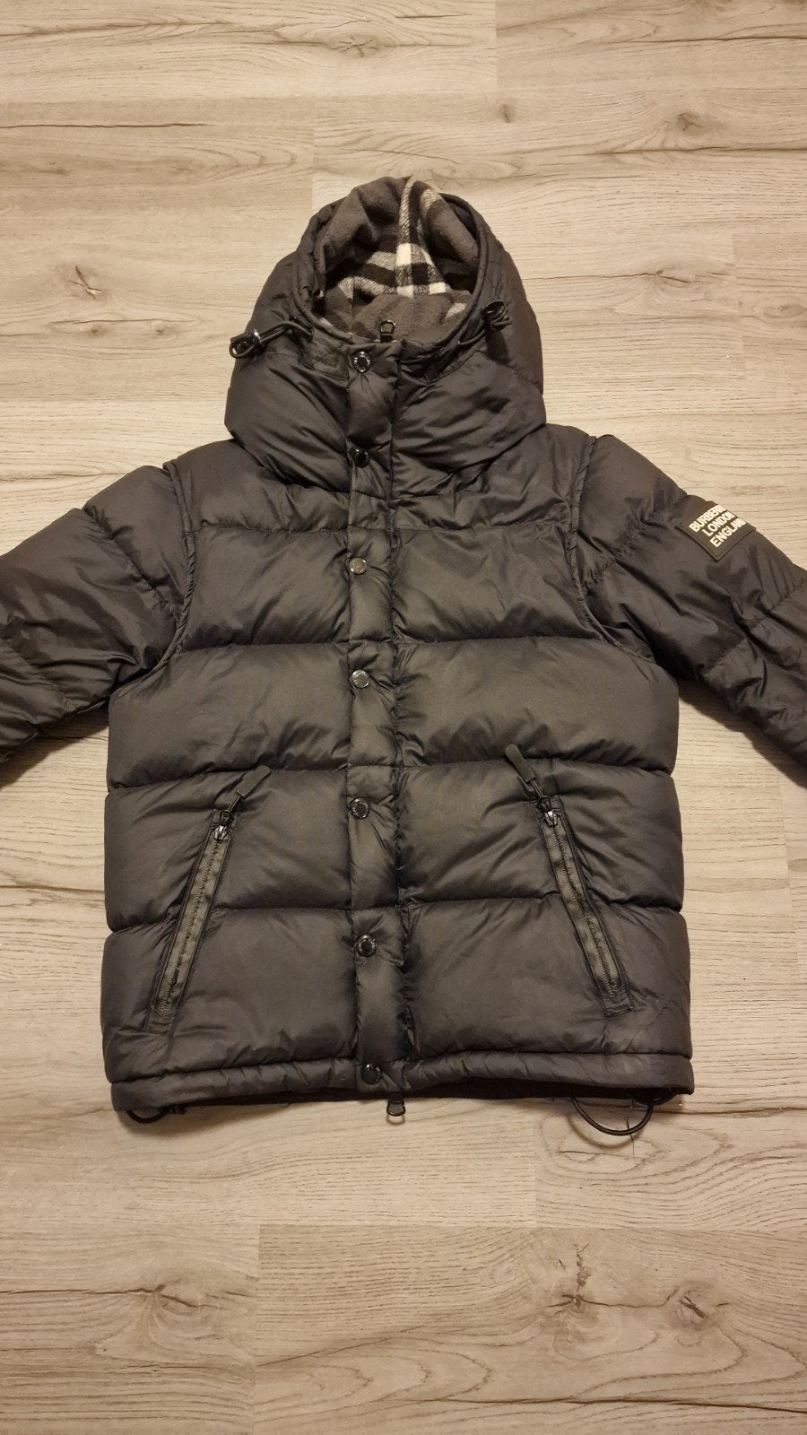 Burberry winterjas maat S, Zwart, Ophalen of Verzenden, Zo goed als nieuw, Bb