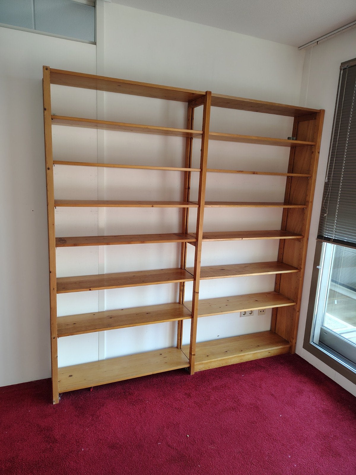 Lundia stellingkast 2 meter, Ophalen, Met plank(en), Gebruikt, 100 tot 150 cm