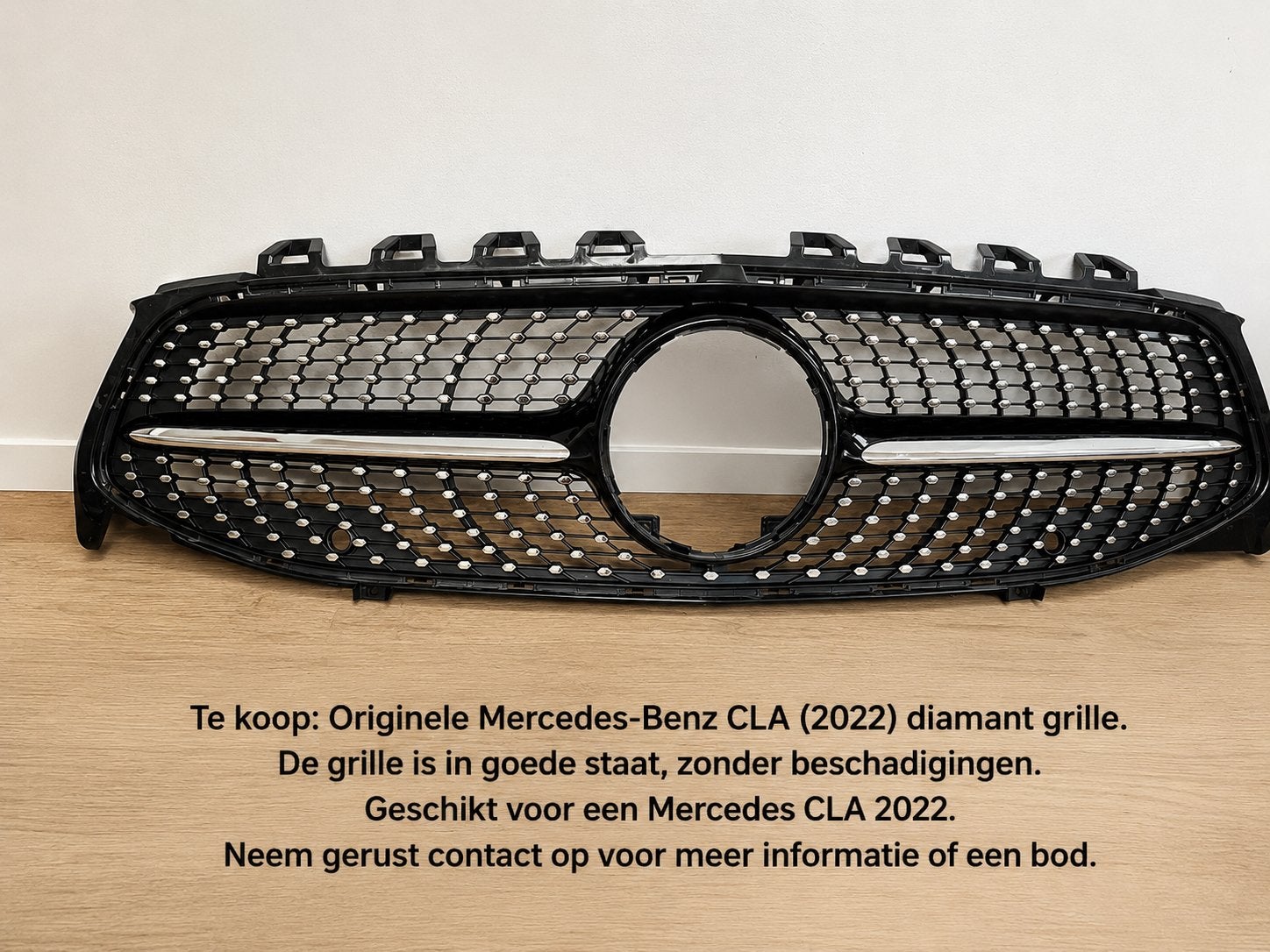 Mercedes CLA 2022 Grill    Mercedes CLA AMG grille, Ophalen of Verzenden, Gebruikt, Voor, Mercedes-Benz