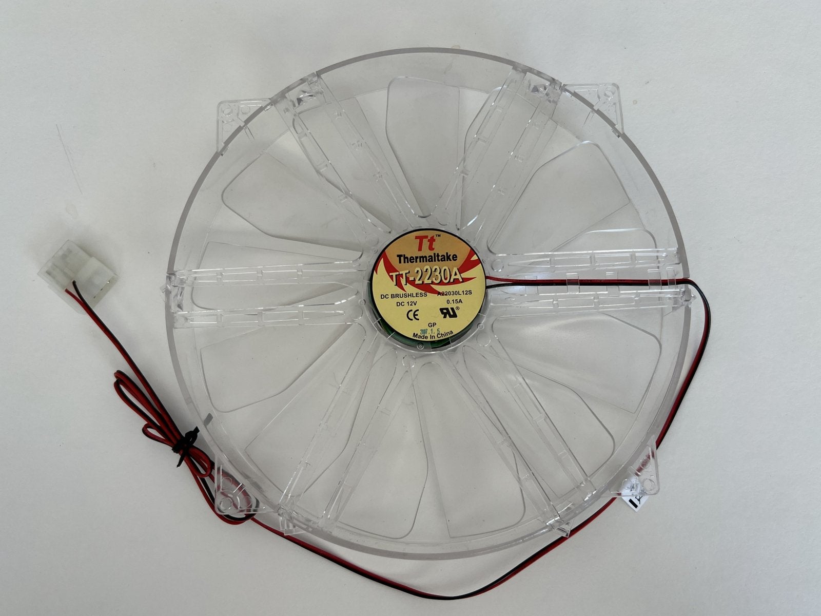 Thermaltake TT-2230A 12V ventilator met gril, Thermaltake, Ophalen of Verzenden, Zo goed als nieuw, NA