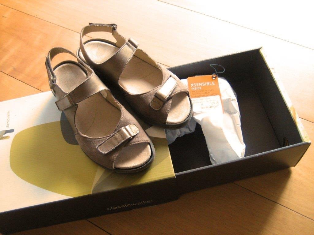 Zeer mooie leren comfortsandaal CLASSIC WALKER 36-H snazzeys, Kleding | Dames, Schoenen, Bruin, Verzenden, Nieuw, Sandalen of Muiltjes