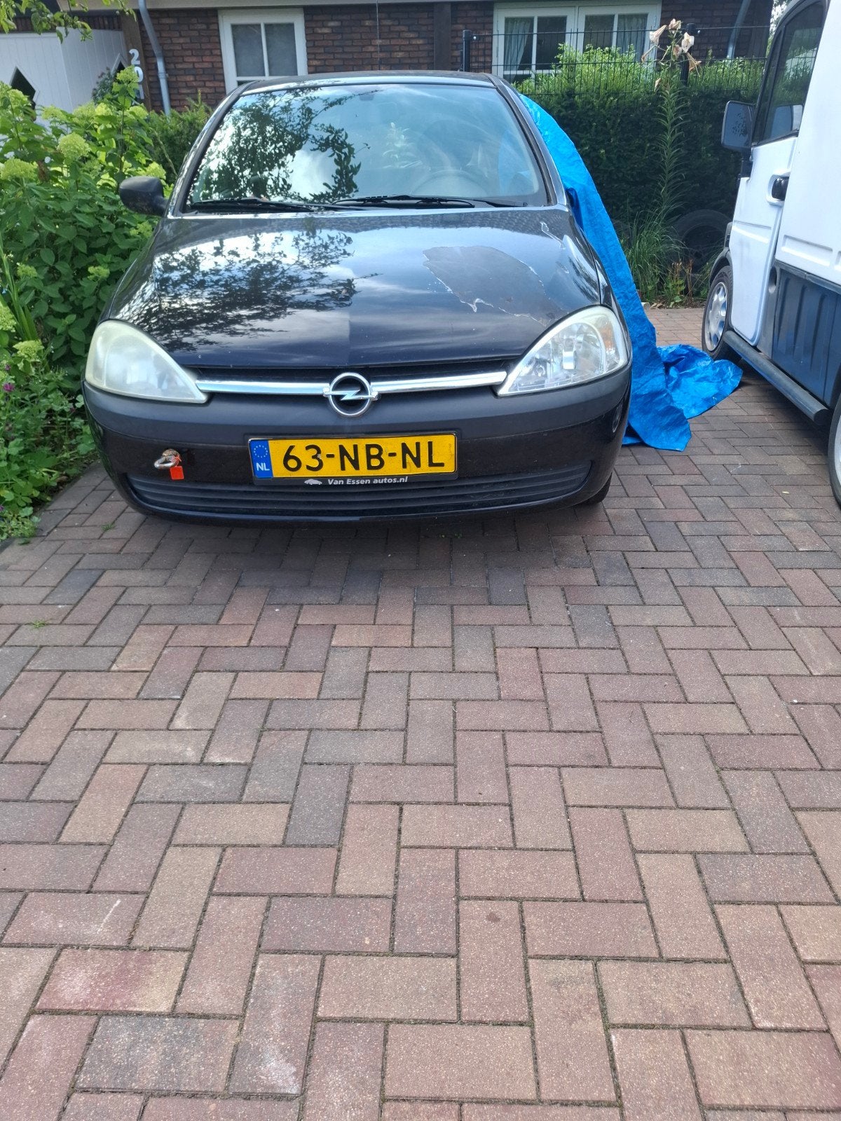 Opel Corsa 1.2 16V 3D 2003 Zwart, Ophalen of Verzenden