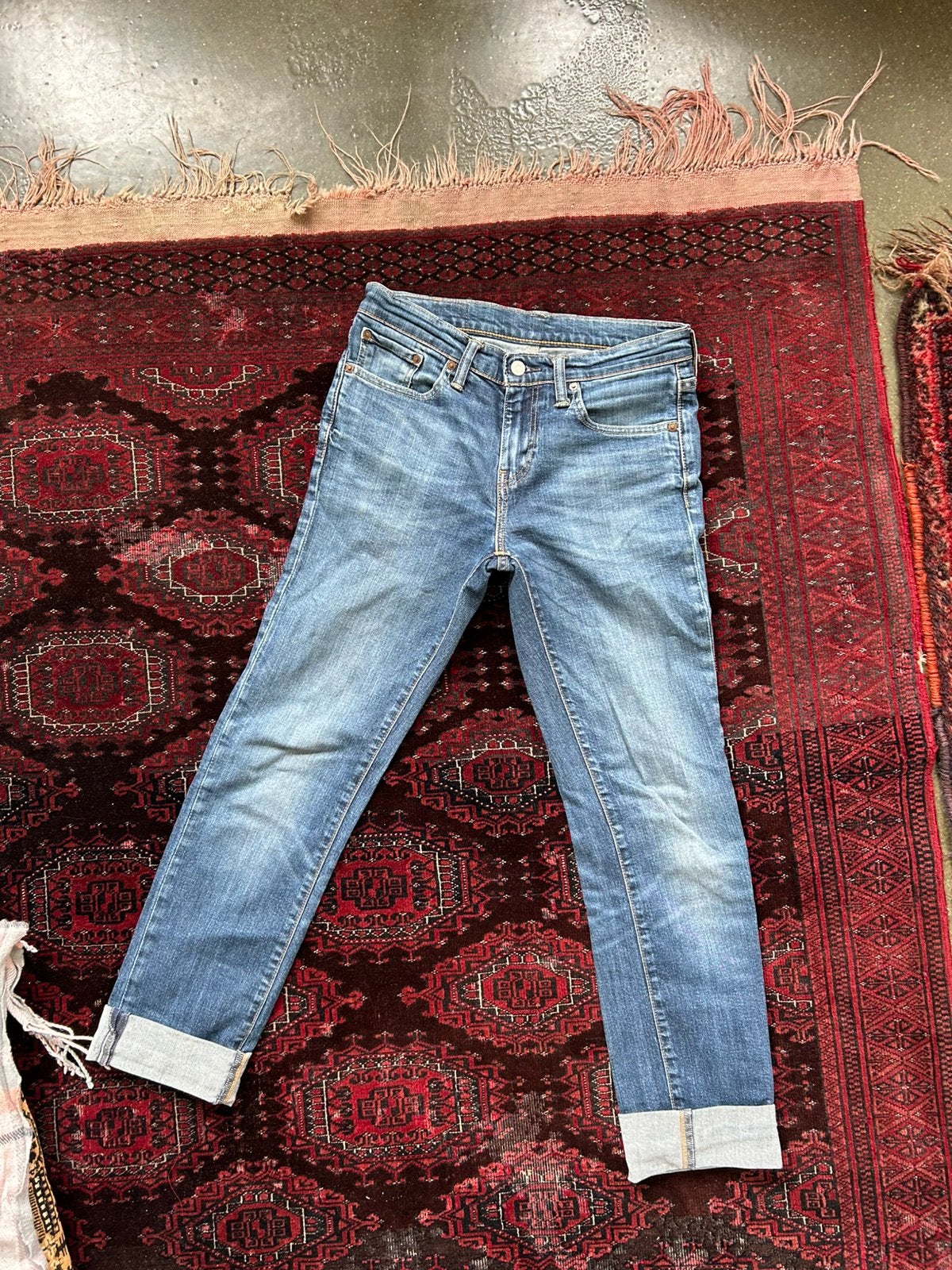 Vintage Spijkerboek Levi Strauss & Co W30/ L34, Ophalen of Verzenden, Zo goed als nieuw, Blauw