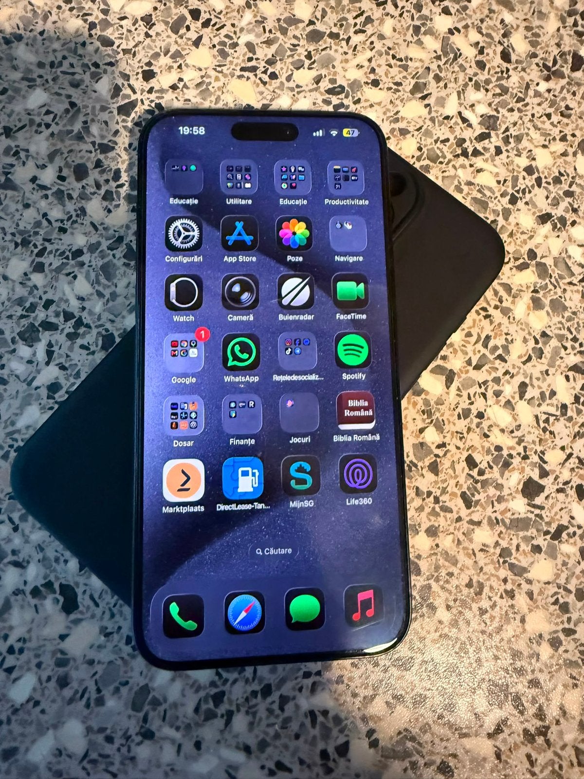 iPhone 15 pro max 256 gb blauw z.g.a.n., Telecommunicatie, Mobiele telefoons | Apple iPhone, Blauw, IPhone 15 Pro Max, Zo goed als nieuw