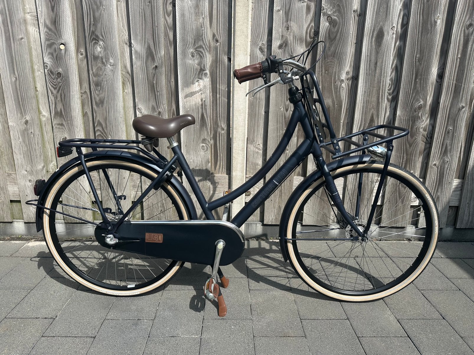 Cortina U4 50cm Millionaire Blue Damesfiets Z.G.A.N., Versnellingen, Zo goed als nieuw, 50 tot 53 cm, Trommelrem